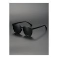 SHEIN – Lunettes de soleil polarisées carrées – monture noire 2