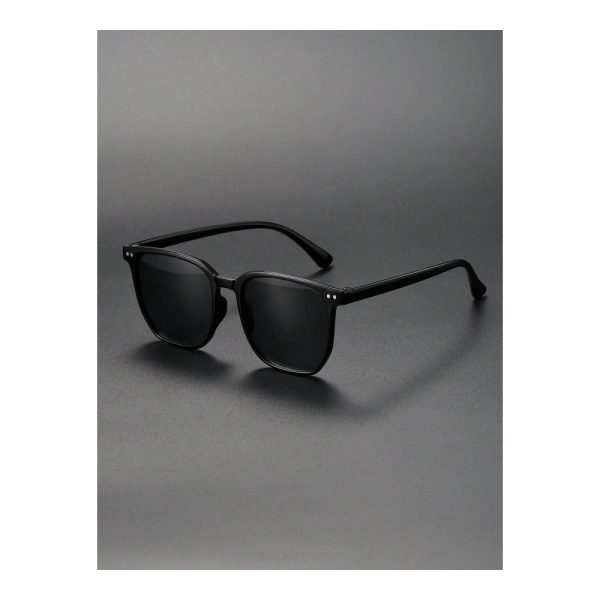 SHEIN – Lunettes de soleil polarisées carrées – monture noire 2
