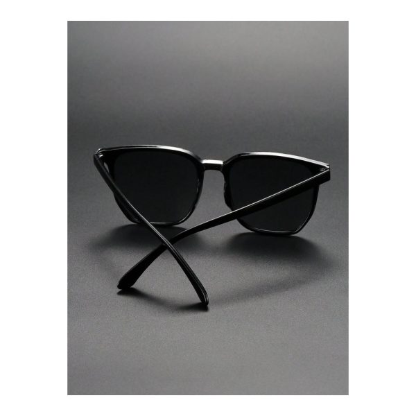 SHEIN – Lunettes de soleil polarisées carrées – monture noire 3