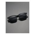 SHEIN – Lunettes de soleil polarisées carrées – monture noire 4