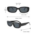 SHEIN – Lunettes de soleil rectangulaires modernes – verres gris 4