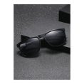 SHEIN – Lunettes de soleil rectangulaires noires – style aviateur 3