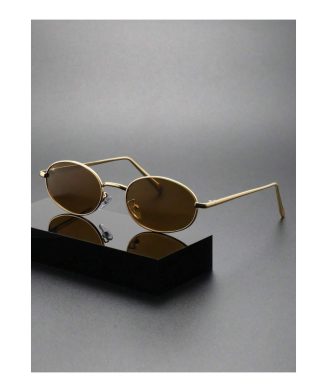 SHEIN - Lunettes de soleil ovales vintage – style Y2K