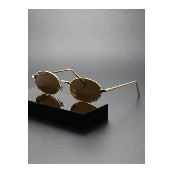 SHEIN – Lunettes de soleil ovales vintage – style Y2K