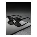 SHEIN – Lunettes de soleil ovales rétro – noir mat 4