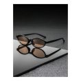SHEIN – Lunettes de soleil ovales rétro – noir mat 5
