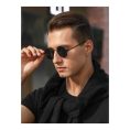 SHEIN – Lunettes de soleil rondes vintage – noires 2
