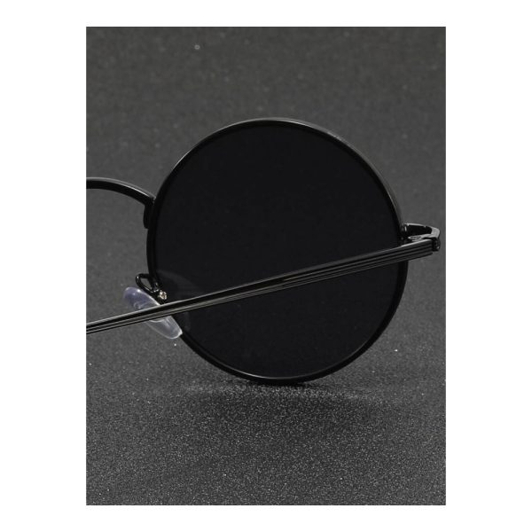 SHEIN – Lunettes de soleil rondes vintage – noires 3