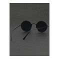 SHEIN – Lunettes de soleil rondes vintage – noires 5