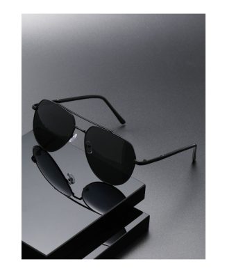 SHEIN - Lunettes de soleil pilote polarisées – métal