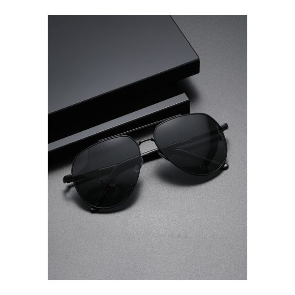 SHEIN – Lunettes de soleil pilote polarisées – métal 2