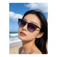 SHEIN – Set de 3 paires de lunettes de soleil teintées – monture ronde à rivets 3