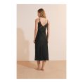 ETAM - Nuisette longue satinée – Noir 2