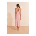 ETAM - Nuisette longue détails en dentelle – Rose 2