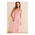 ETAM - Nuisette longue détails en dentelle – Rose 3
