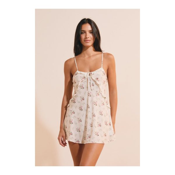 ETAM - Nuisette à motifs fleuris – Crème 3