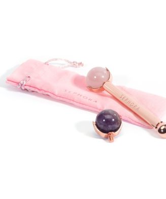 SEPHORA - Kit de Roller Visage – Quartz rose et améthyste