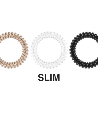 INVISIBOBBLE - Slim Premium – Trio d’élastiques à cheveux Bronze me Pretty