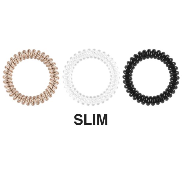 Trio INVISIBOBBLE – Slim Premium – Trio d’élastiques à cheveux Bronze me Pretty