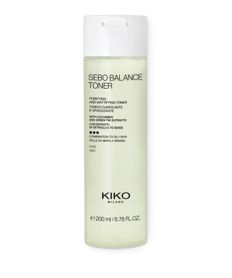 KIKO Milano – Sebo Balance Toner – Lotion purifiante et matifiante – 200 ml