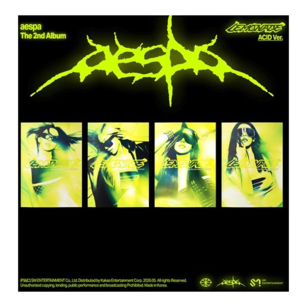 aespa – LEMONADE – 2e album (ACID Ver., version aléatoire) 1