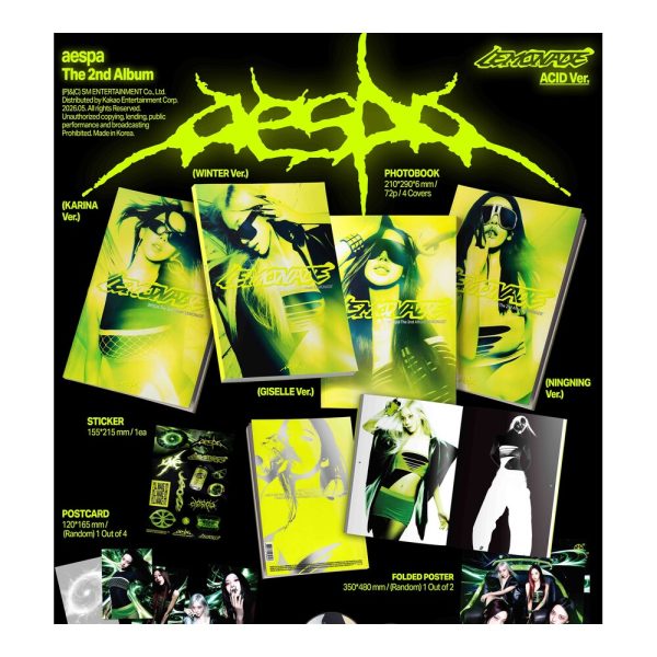 aespa – LEMONADE – 2e album (ACID Ver., version aléatoire) 2