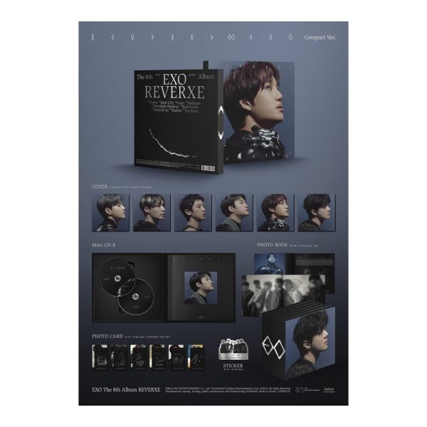 EXO – REVERXE – 8e album (Compact Ver., version aléatoire) 2