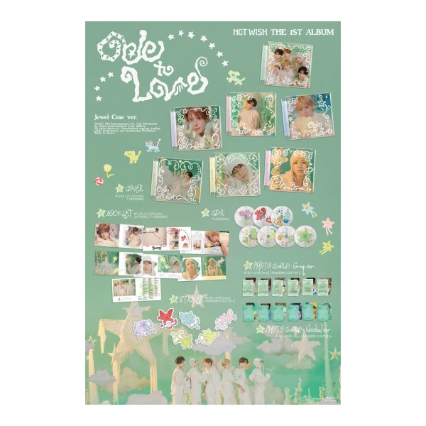 NCT WISH – Ode to Love – 1er album (Jewel Case, version aléatoire) 2