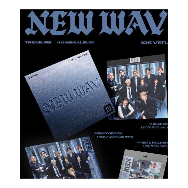 TREASURE – NEW WAV – 4e mini-album (Red / Ice)