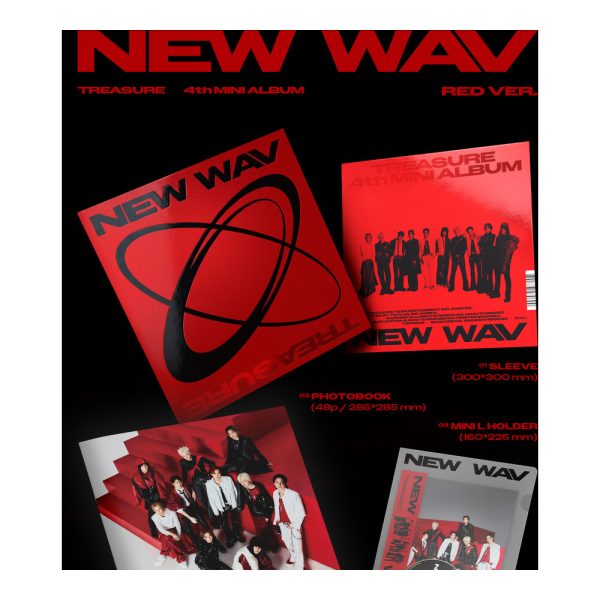 TREASURE – NEW WAV – 4e mini-album (Red / Ice)
