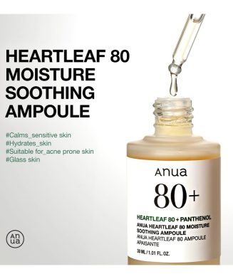 Anua – Heartleaf 80% Moisture Soothing Ampoule – 30 ml