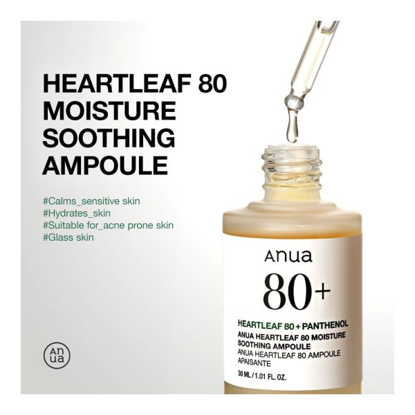 Anua – Heartleaf 80% Moisture Soothing Ampoule – 30 ml 1