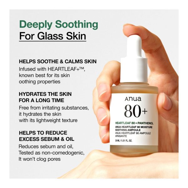 Anua – Heartleaf 80% Moisture Soothing Ampoule – 30 ml 3