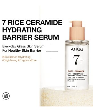 Anua – Rice Ceramide 7 Hydrating Barrier Serum