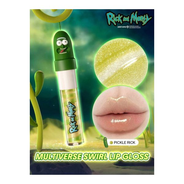 SHEGLAM - Gloss à lèvres Multiverse Swirl – collection Rick and Morty – Pickle Rick SHEGLAM - Gloss à lèvres Multiverse Swirl – collection Rick and Morty – Pickle Rick
