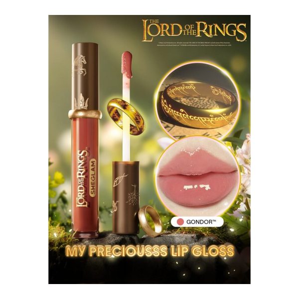SHEGLAM - Gloss à lèvres My Preciousss – collection Le Seigneur des Anneaux – Gondor SHEGLAM - Gloss à lèvres My Preciousss – collection Le Seigneur des Anneaux – Gondor