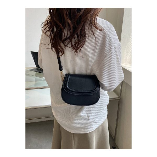 SHEIN - Mini sac de selle à rabat – noir 3