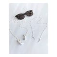 SHEIN - Chaîne de lunettes en métal – perles, antidérapante 2