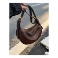 SHEIN - Sac bandoulière hobo en PU – café 1