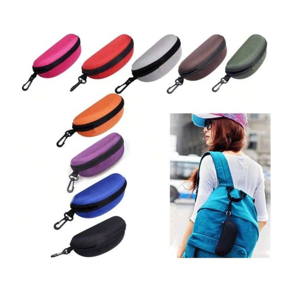 SHEIN - Étui rigide à fermeture éclair pour lunettes – avec crochet 3