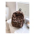 SHEIN - Sac à dos en peluche à motif léopard – grande capacité 2