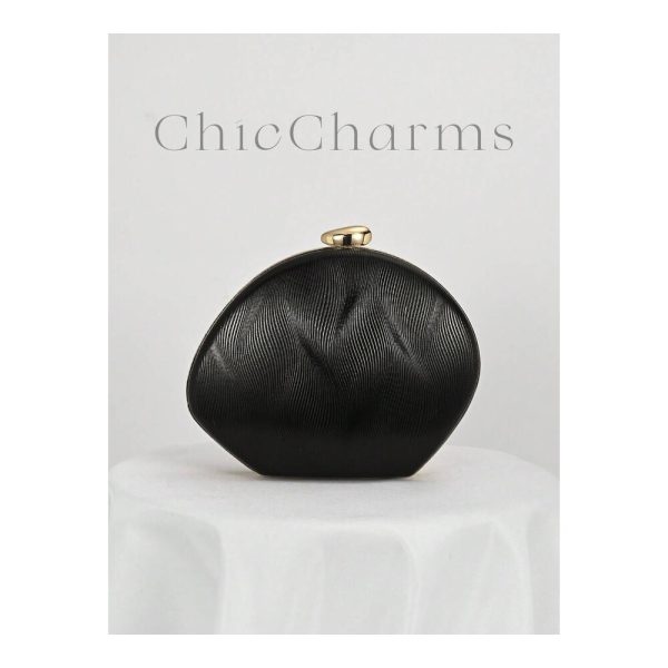 SHEIN - Pochette de soirée mini – style coquillage avec chaîne 1