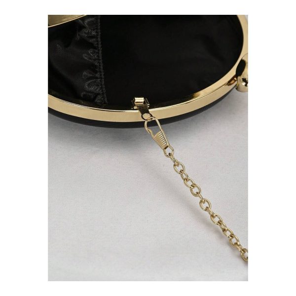 SHEIN - Pochette de soirée mini – style coquillage avec chaîne 2