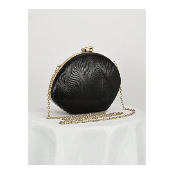 SHEIN - Pochette de soirée mini – style coquillage avec chaîne 3