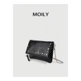 SHEIN - Sac carré à rivets avec chaîne – noir style punk 1