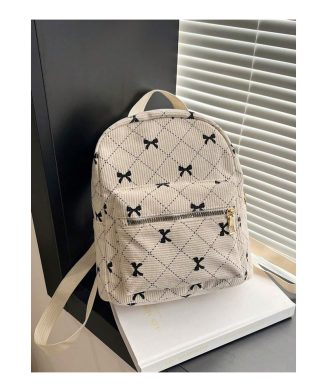 SHEIN - Mini sac à dos à motif nœuds – blanc