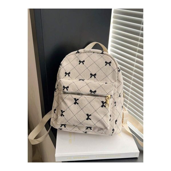 SHEIN - Mini sac à dos à motif nœuds – blanc 2