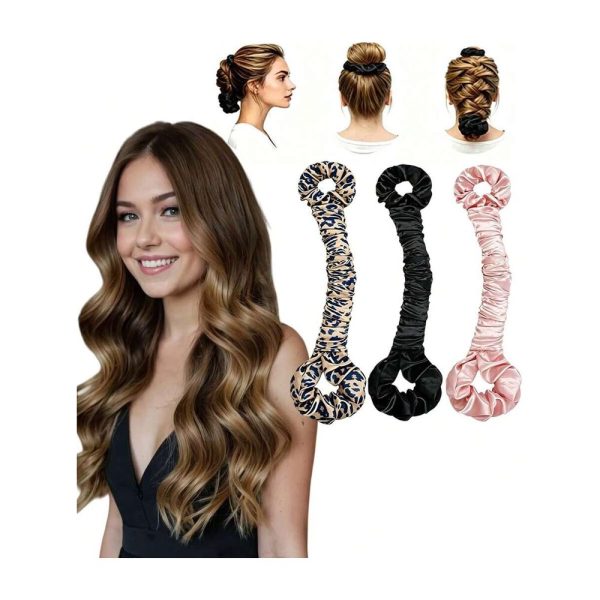 SHEIN - Boucleur sans chaleur en satin – scrunchie multifonction 1