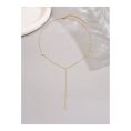 SHEIN - Collier en Y étoile – acier inoxydable plaqué or 18K 2