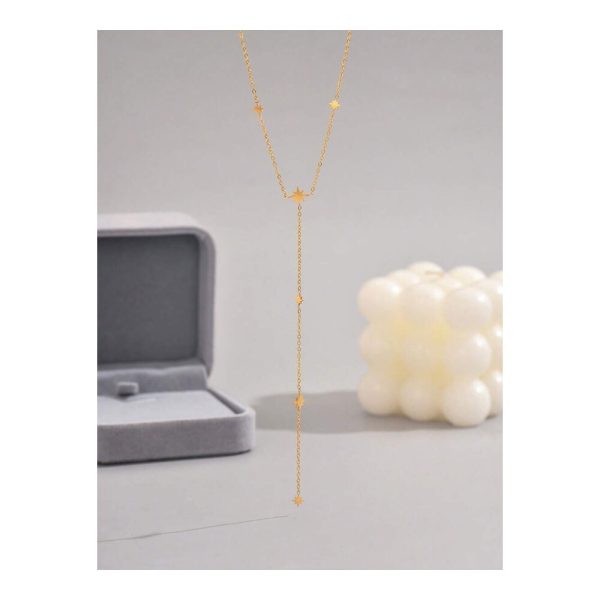 SHEIN - Collier en Y étoile – acier inoxydable plaqué or 18K 3 SHEIN - Collier en Y étoile – acier inoxydable plaqué or 18K 3